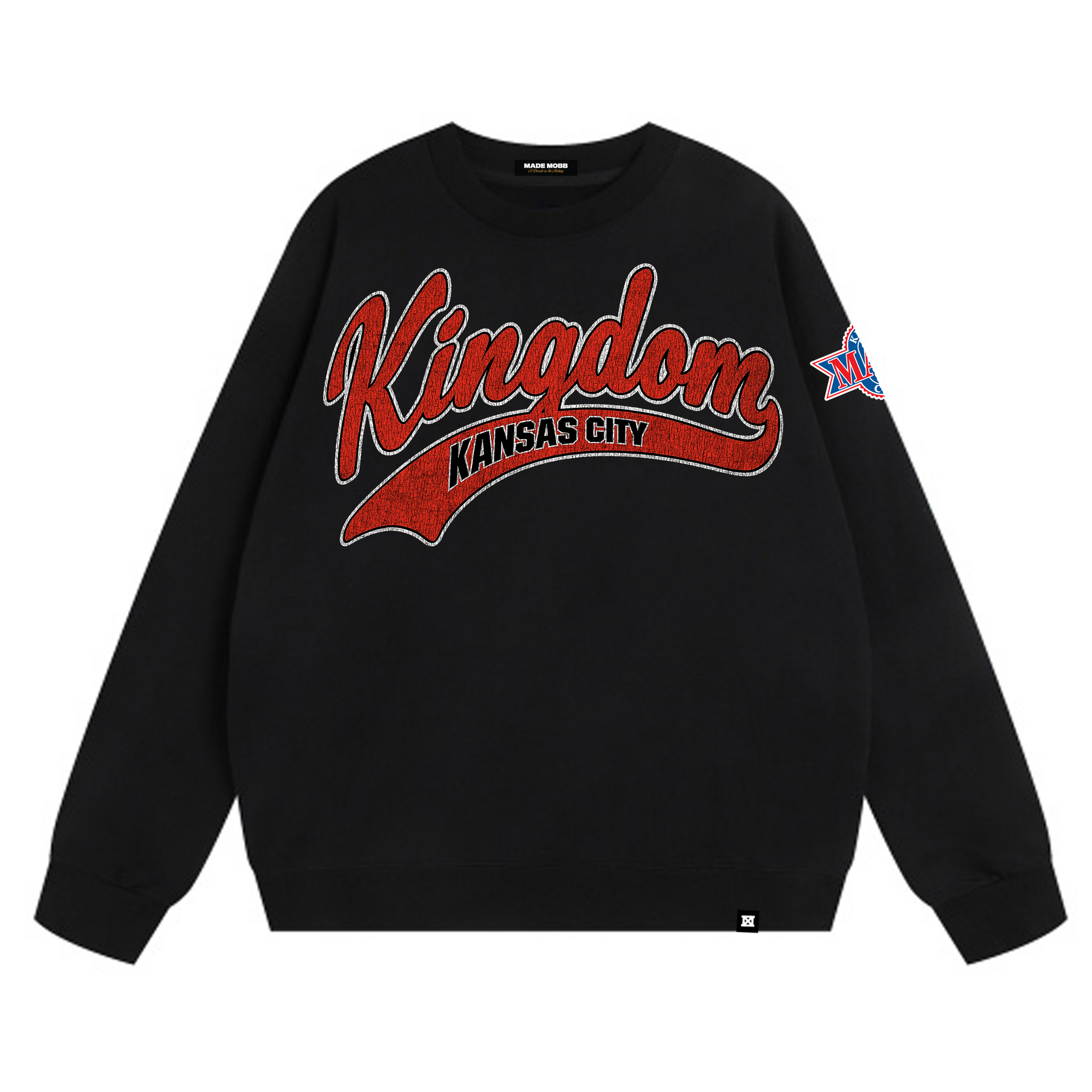 Kingdom Script Crewneck - Black
