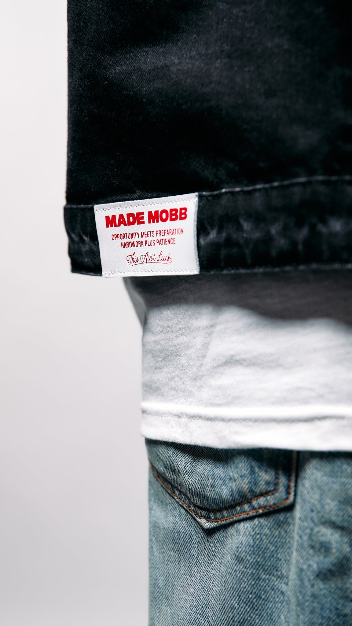 MADE MOBB Denim Jacket - BLK