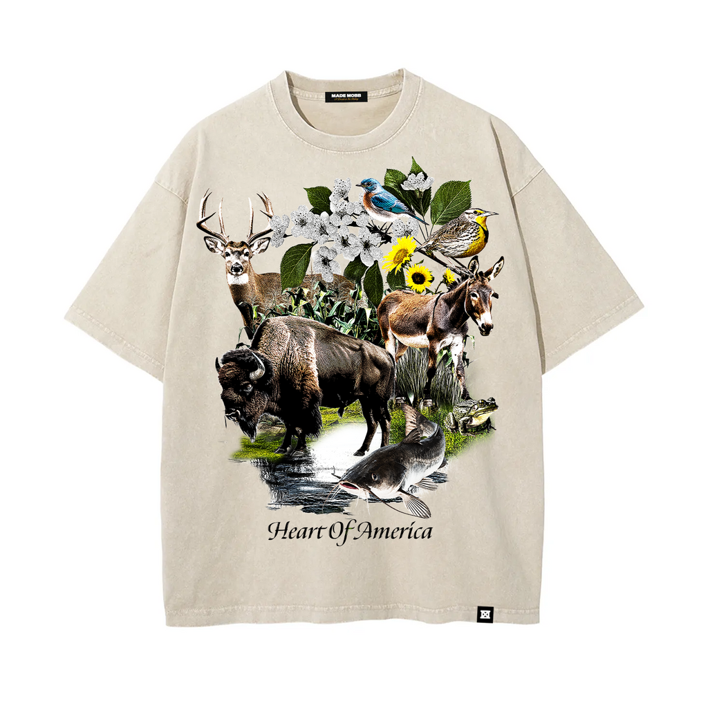 MIDWEST Big Game Tee - Cream