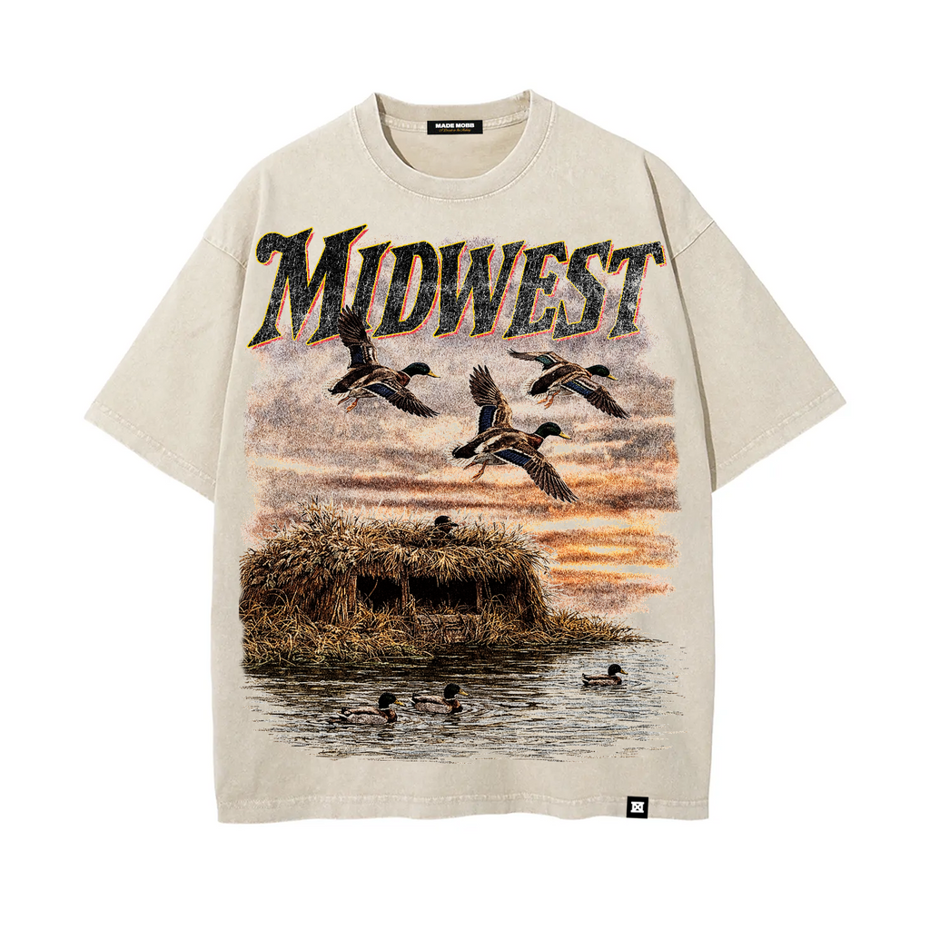 Midwest Mallard Tee - Cream