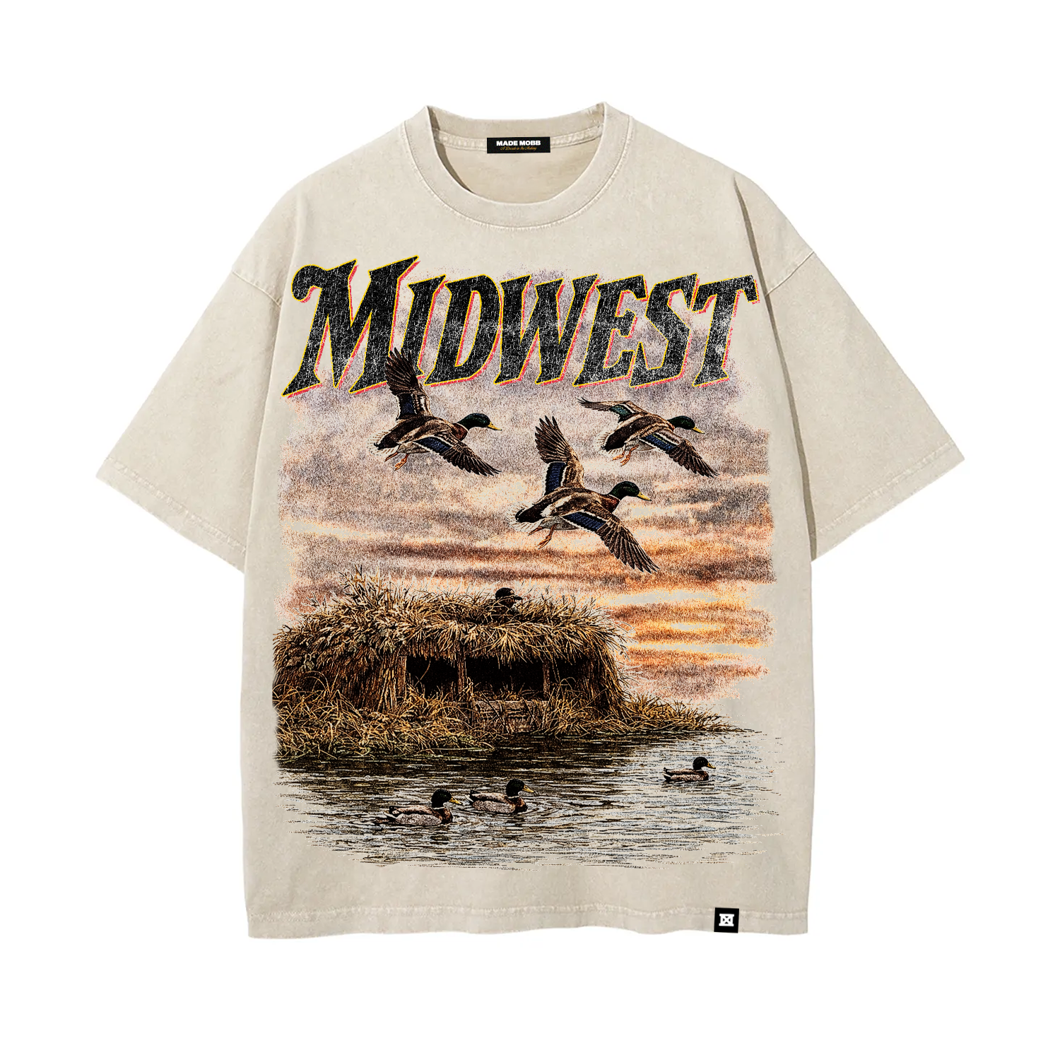 Midwest Mallard Tee - Cream
