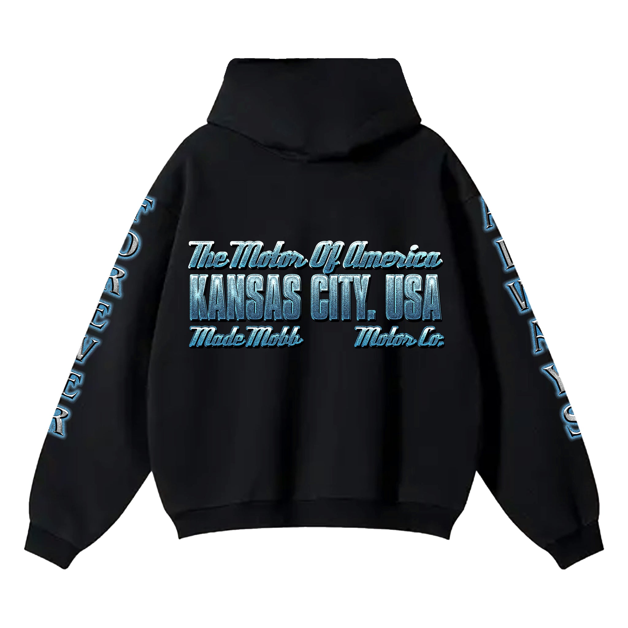Kansas City Motor Hoodie- Black