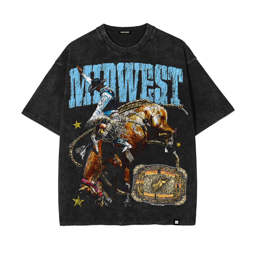 MIDWEST Bronco Buster Tee - Black
