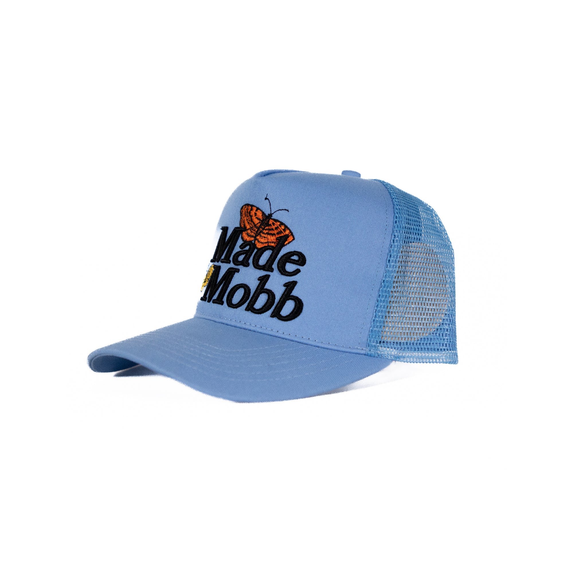 MADE MOBB Butterfly Mesh Hat - Sky Blue