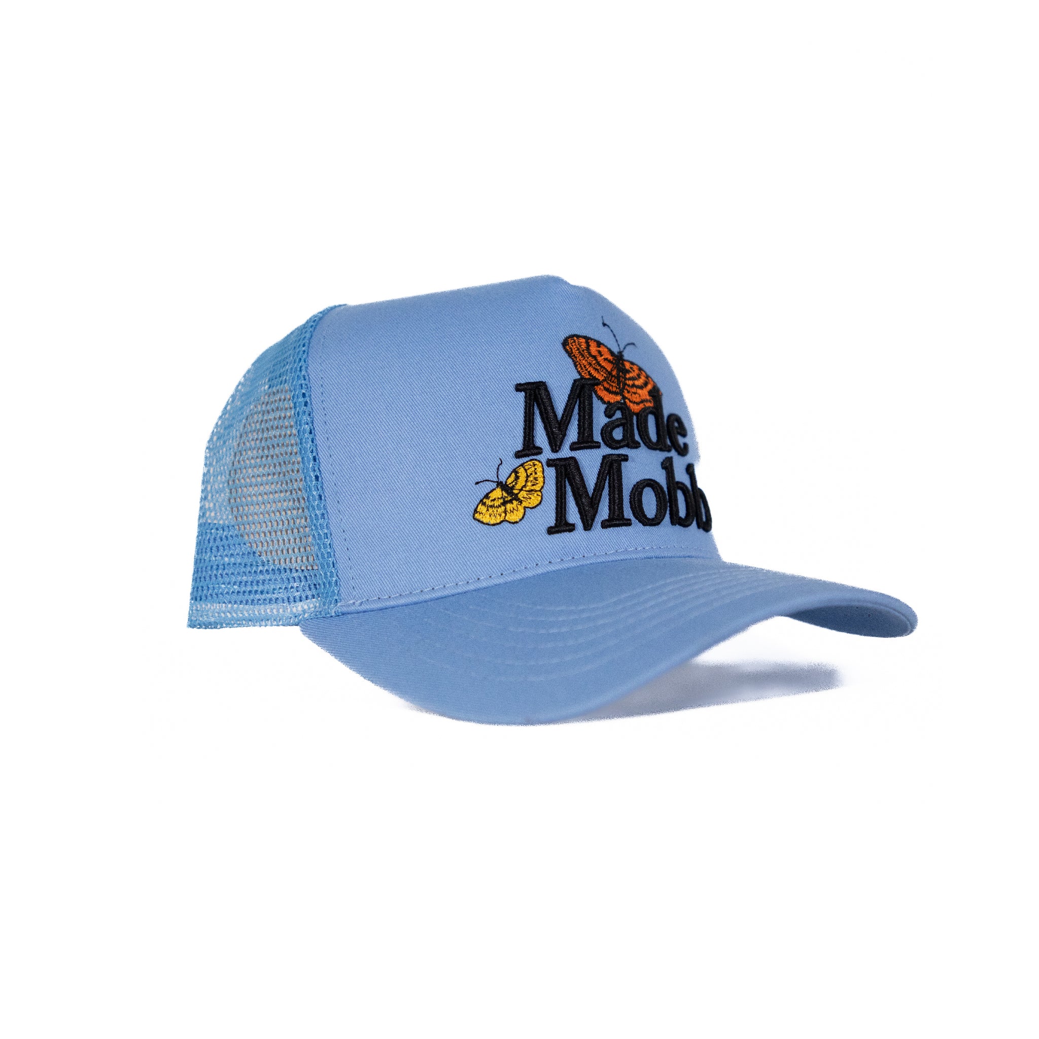 MADE MOBB Butterfly Mesh Hat - Sky Blue