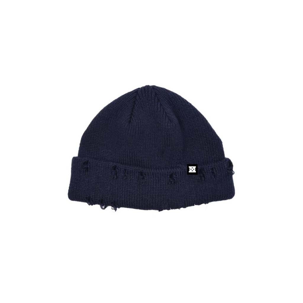MADE Distressed Beanie - Navy