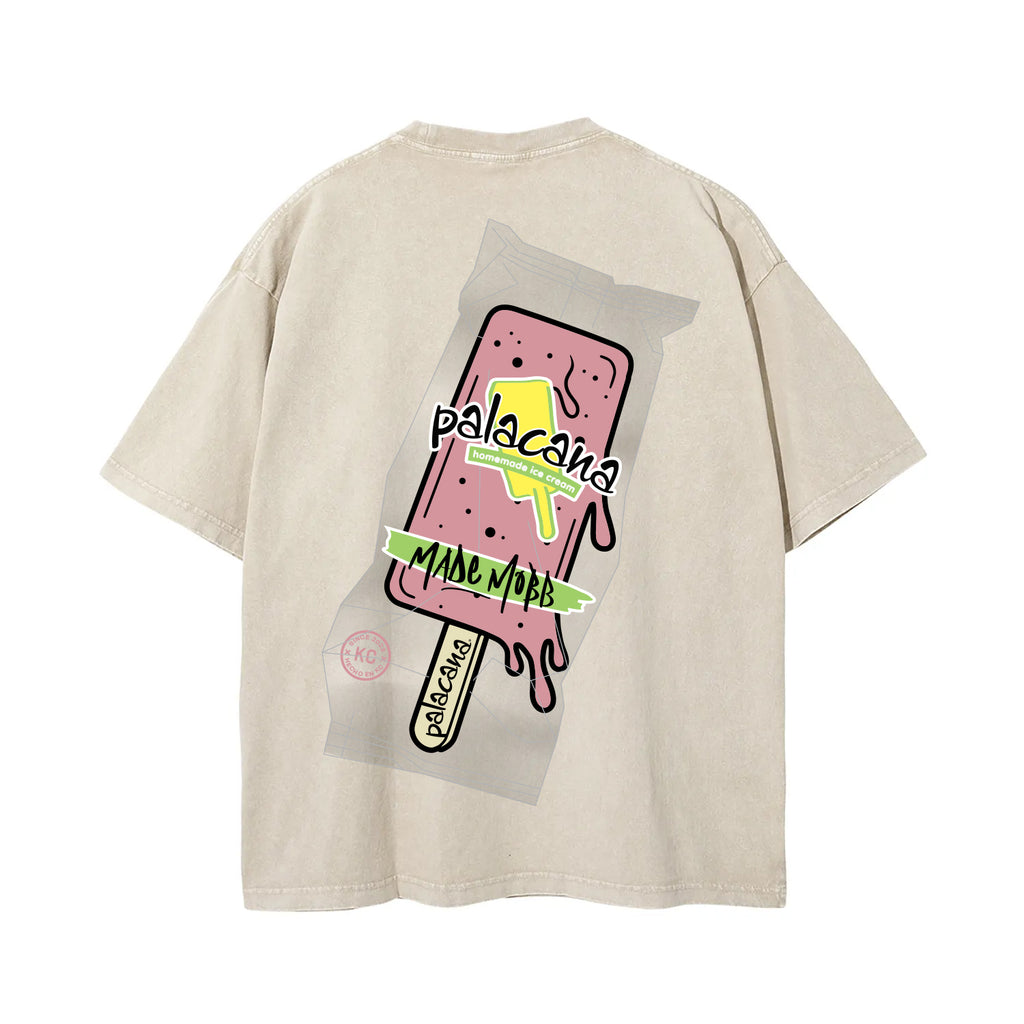 Palacana x Made Mobb Tee - Cream
