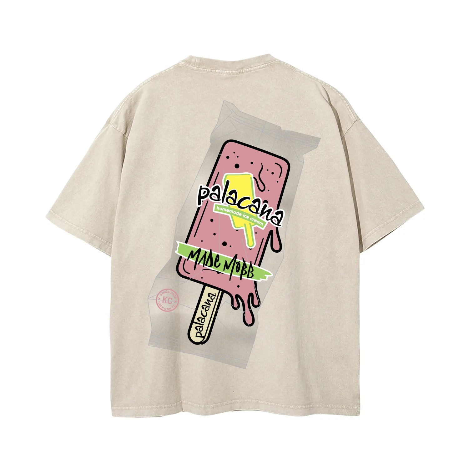 Palacana x Made Mobb Tee - Cream