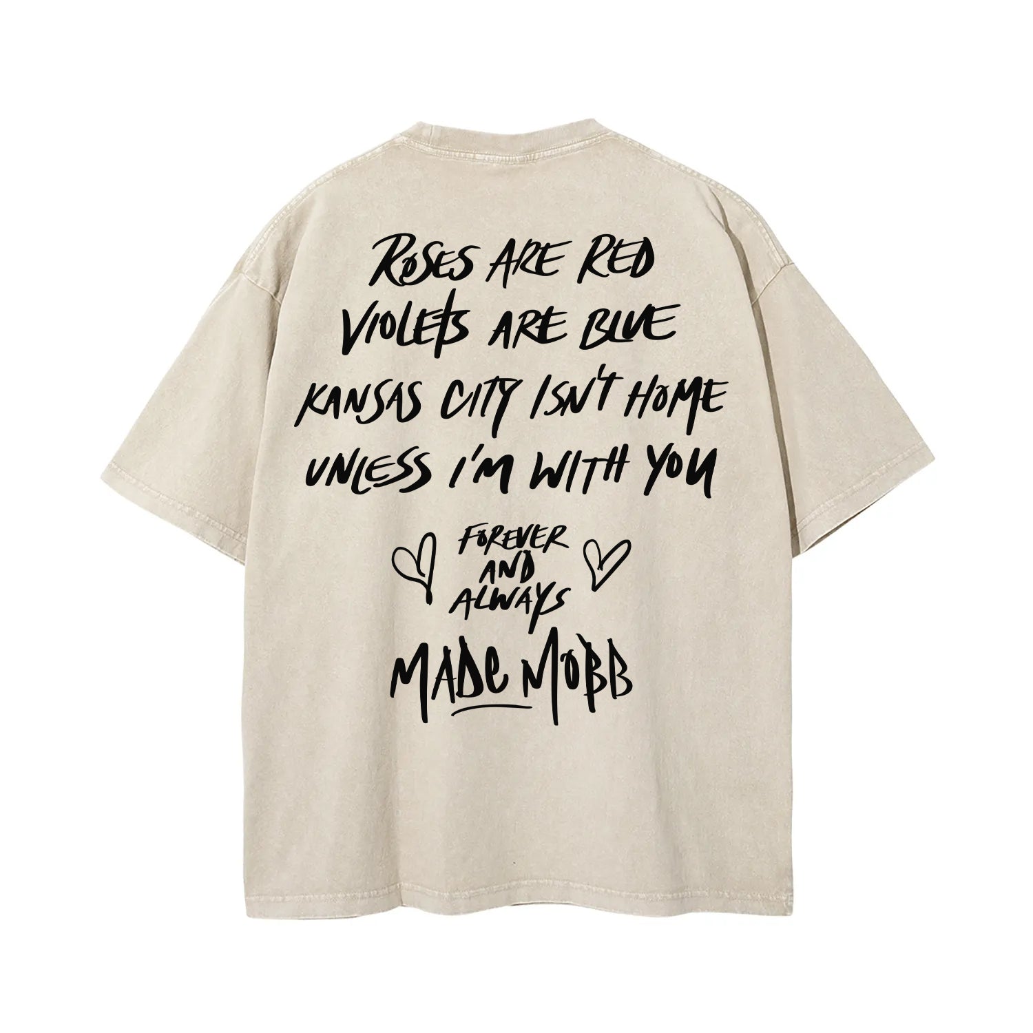 KC Poem Tee - Cream