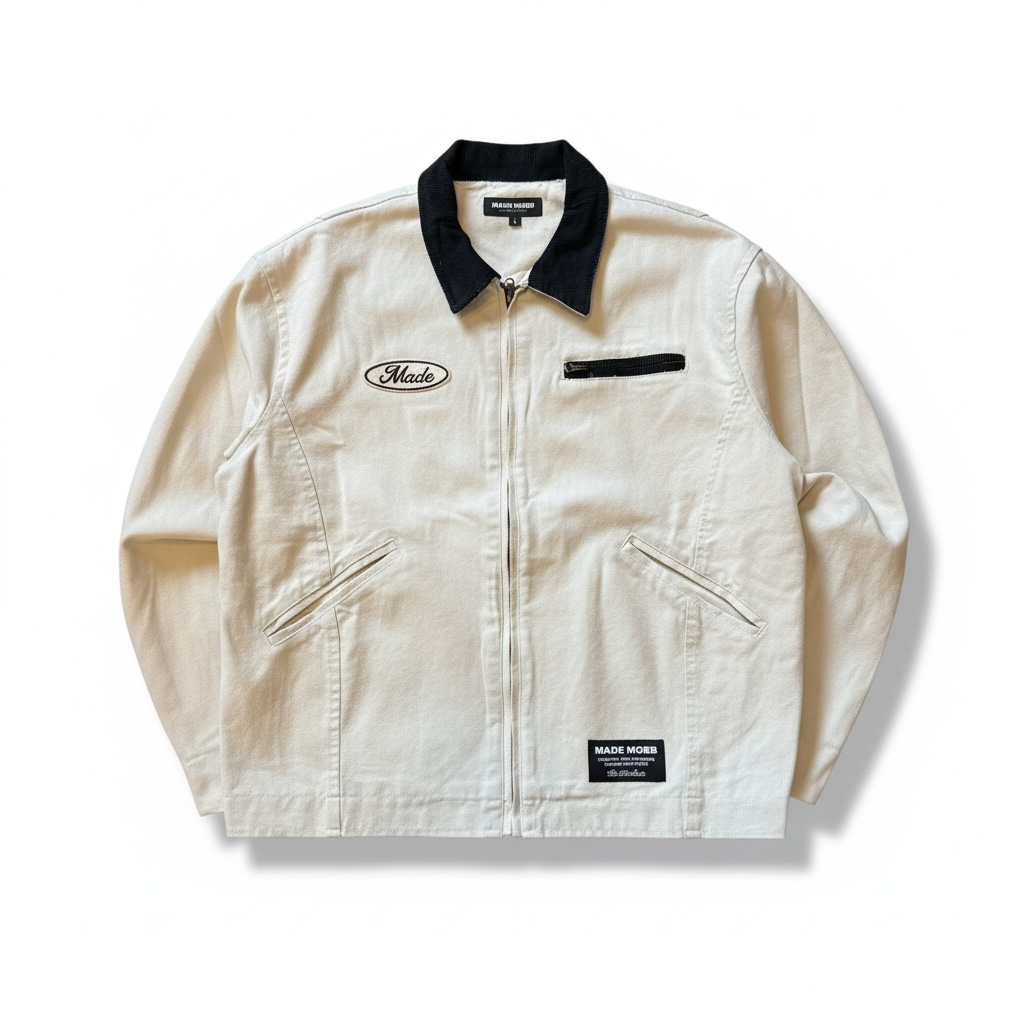 Made Classic Mech Jacket - Off White