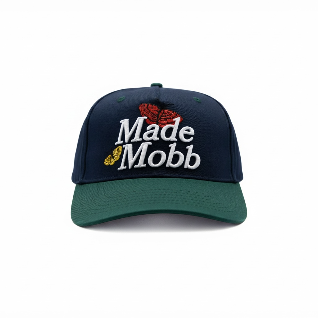 MADE Butterfly Snapback - Green/Navy