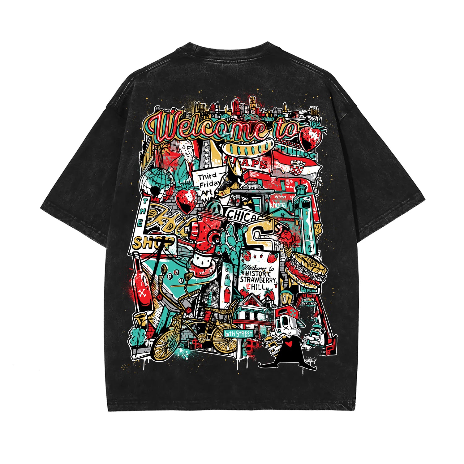 Strawberry Hill Tee - DINKC X MADE MOBB