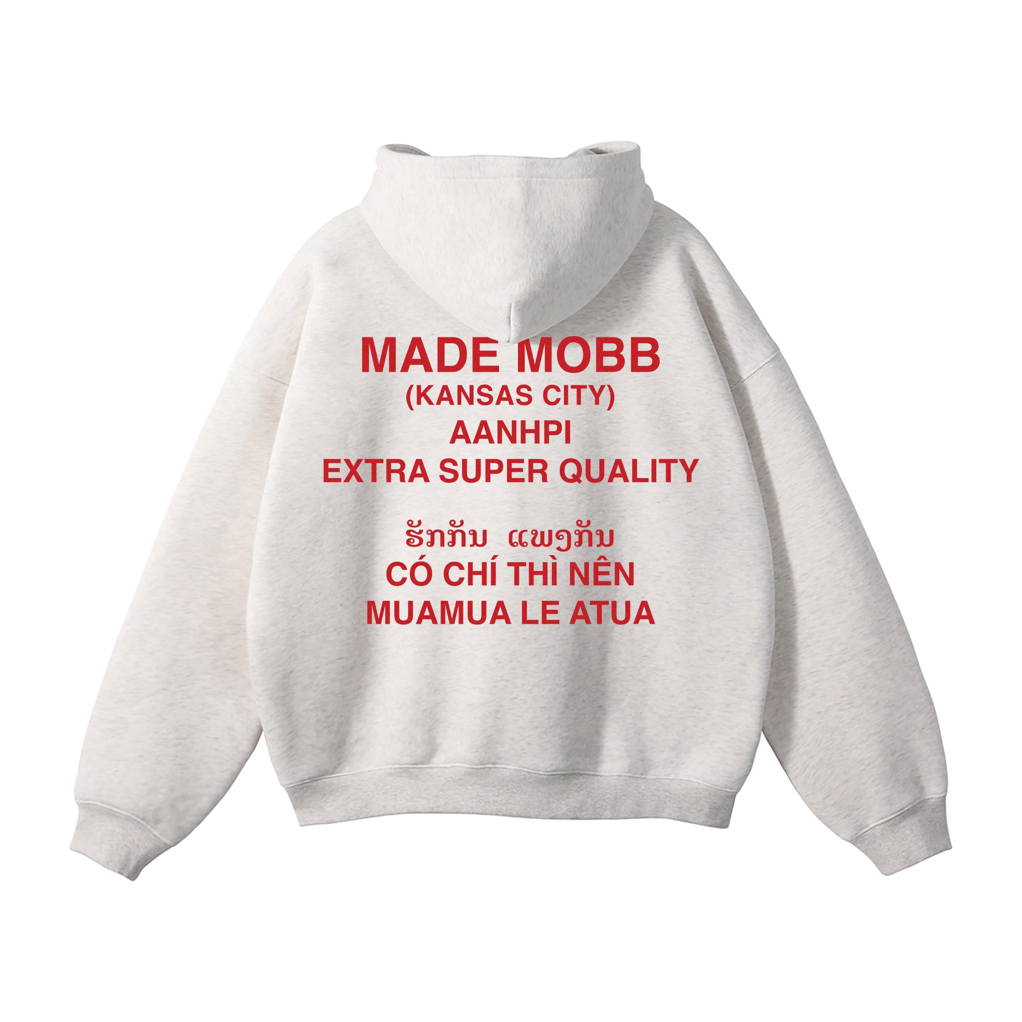 3 Ladies Hoodie - Rice Grain