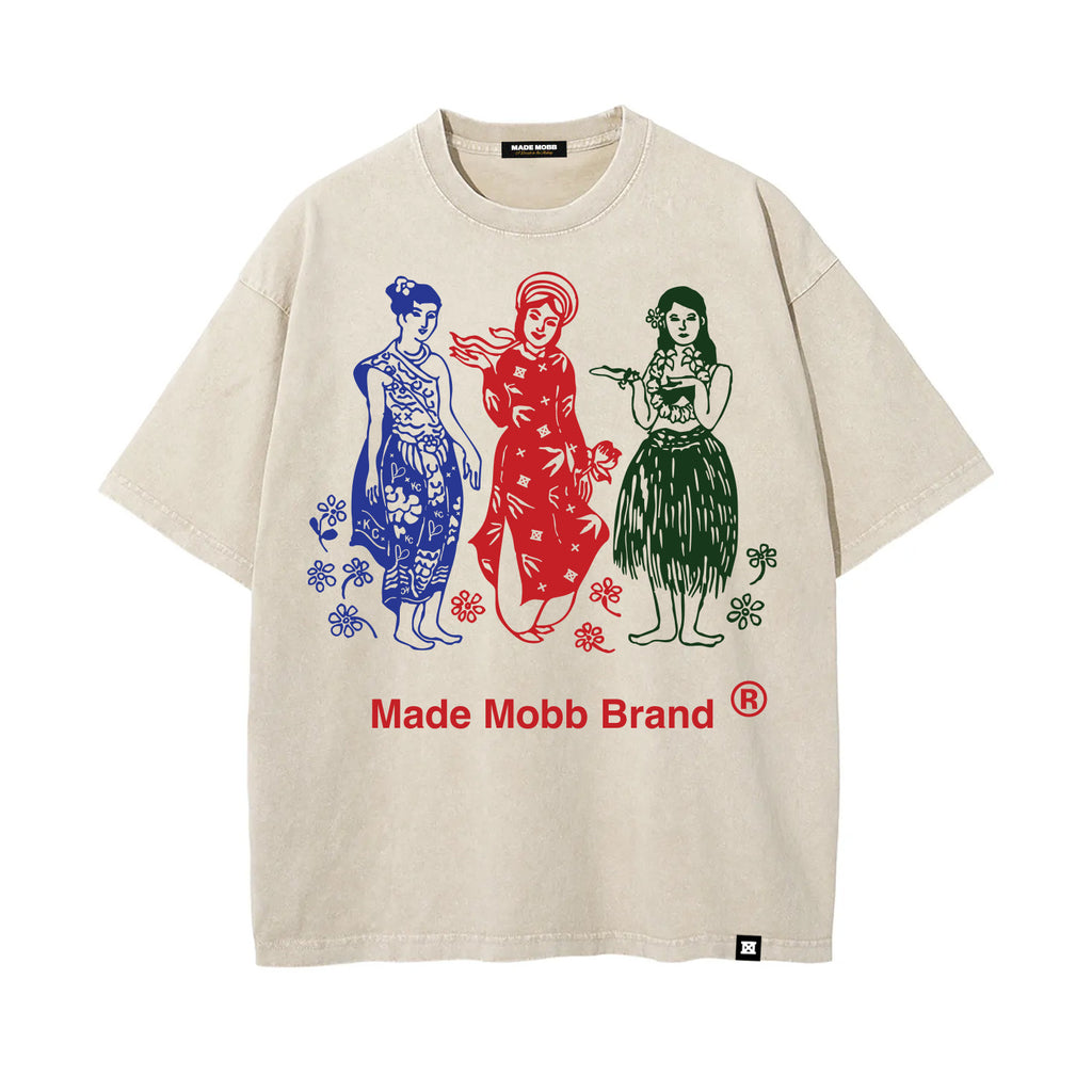 3 Ladies Tee - Cream