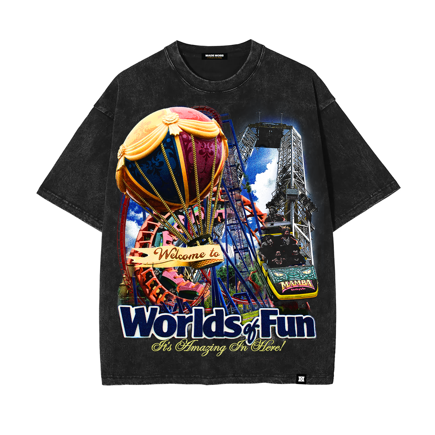 Worlds Of Fun® Park Tee - Worlds of Fun X MADE MOBB