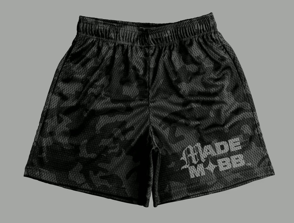 MADE MOBB Shorts - Black Camo