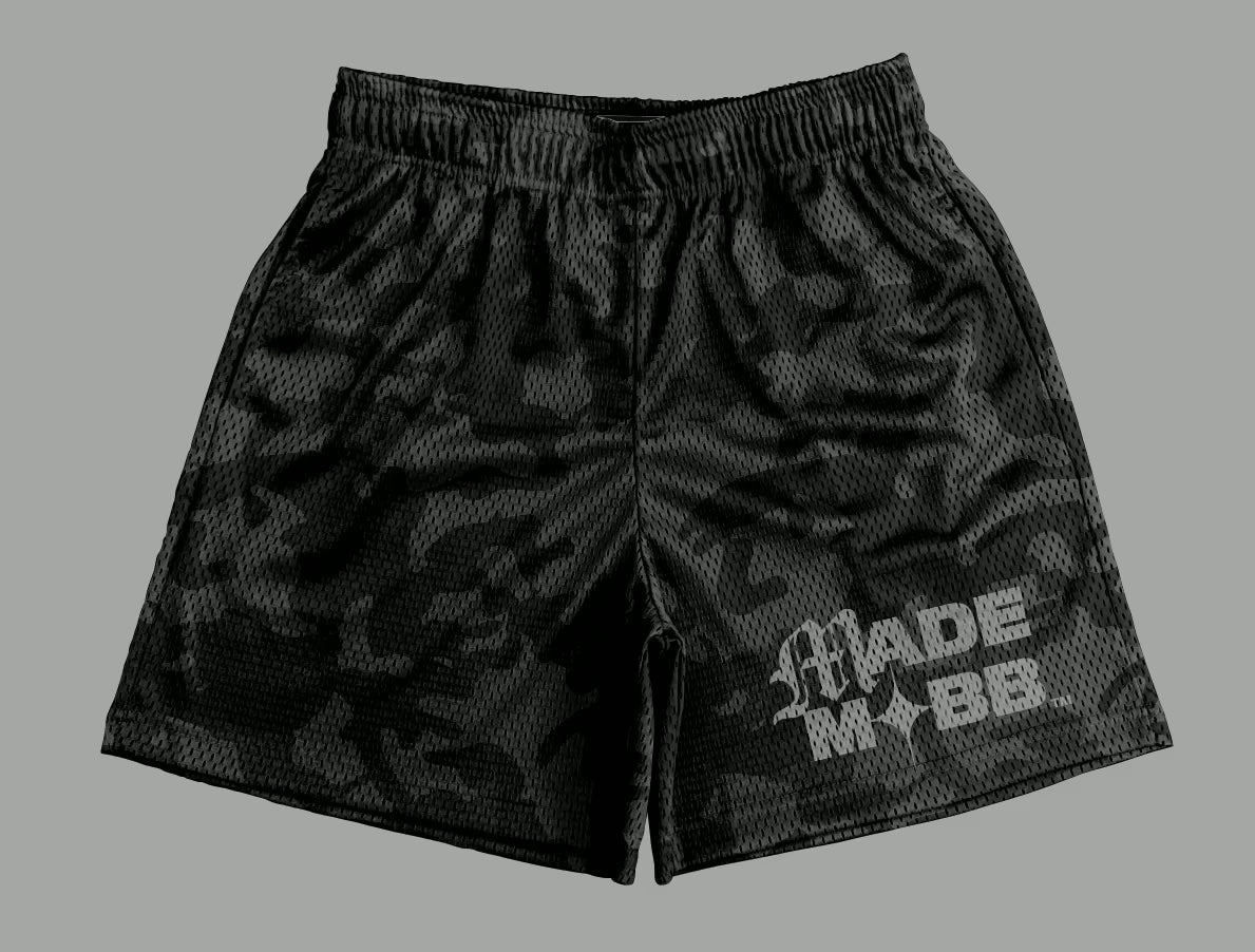 MADE MOBB Shorts - Black Camo