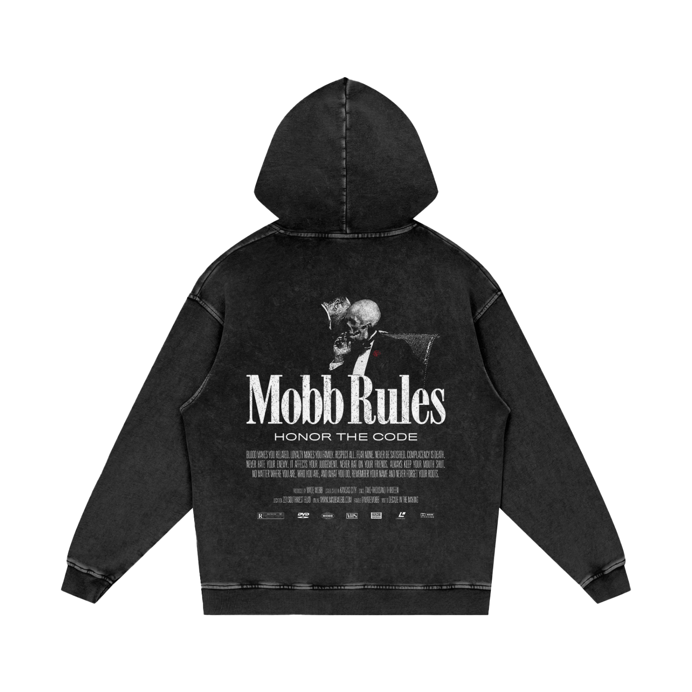 MOBB RULES Hoodie - Black - UNDERGROUND