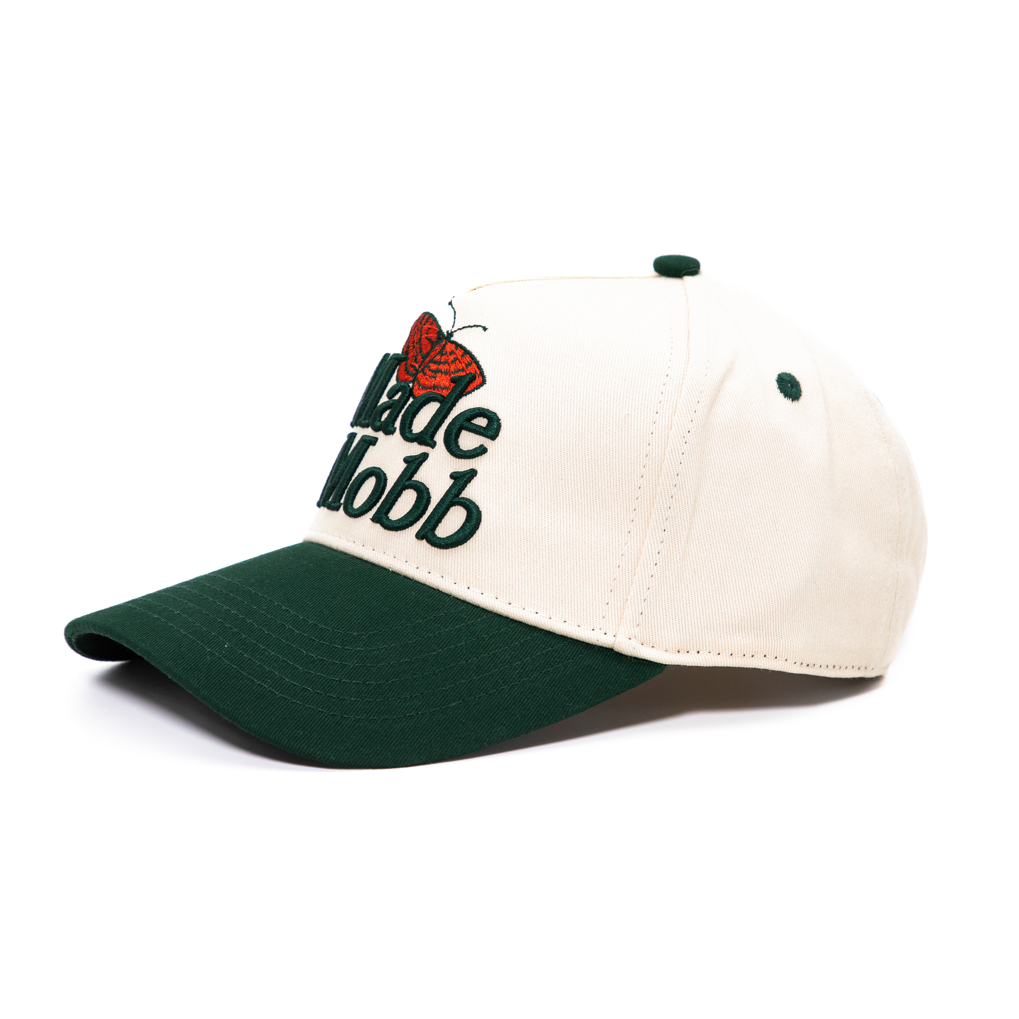 MADE Butterfly Snapback - Forest/Cream