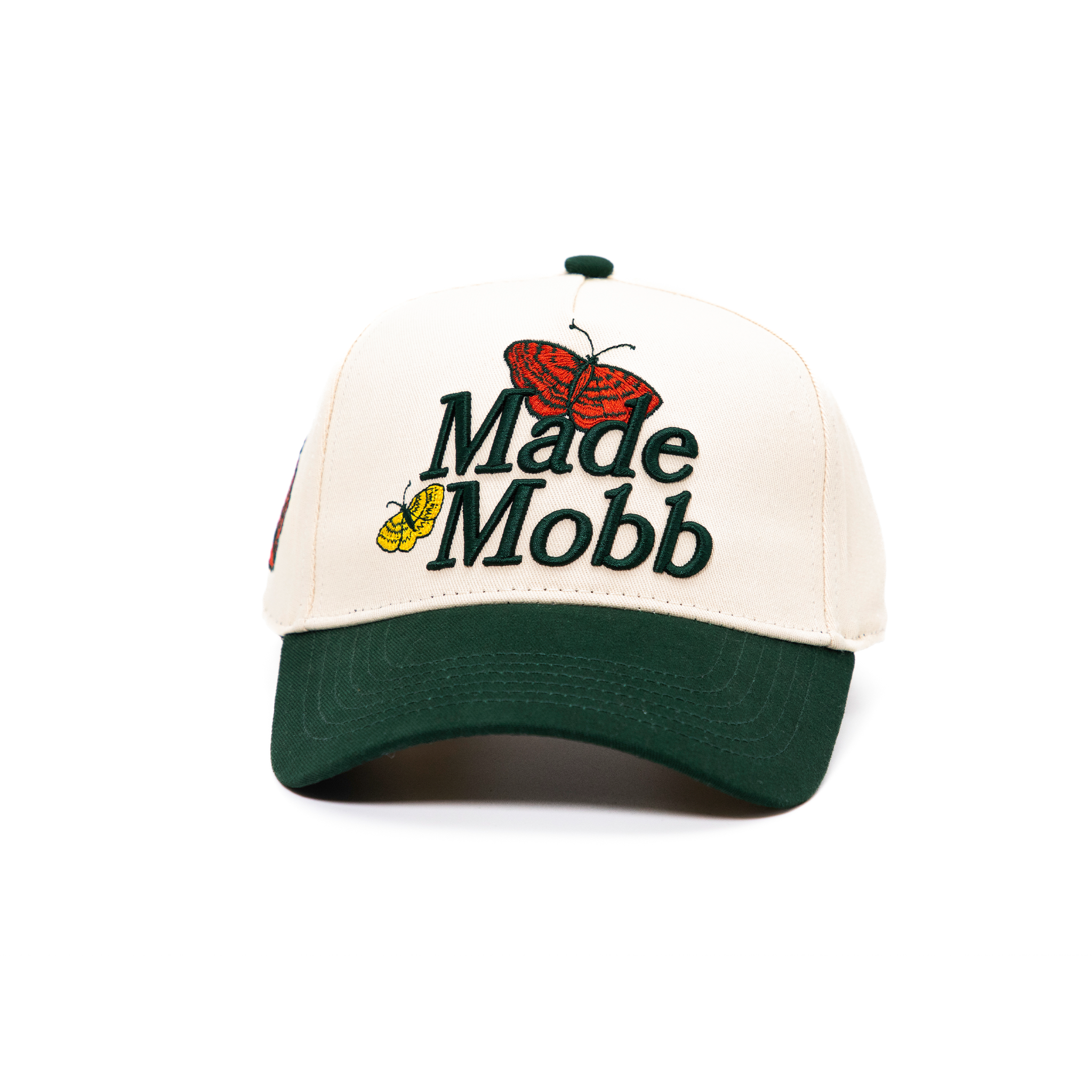 MADE Butterfly Snapback - Forest/Cream