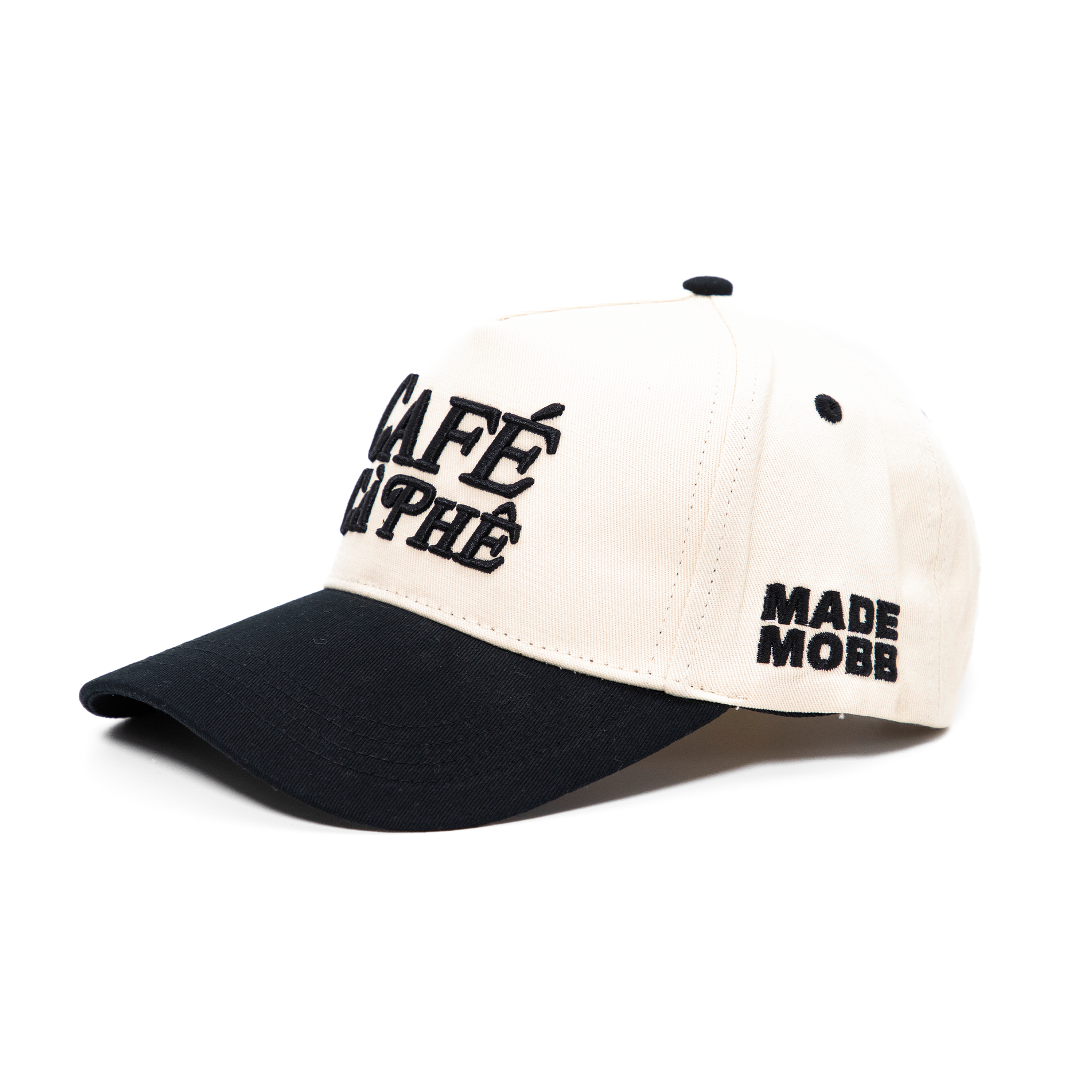 CAFÉ CÀ PHÊ X MADE MOBB Snapback - Black/Cream