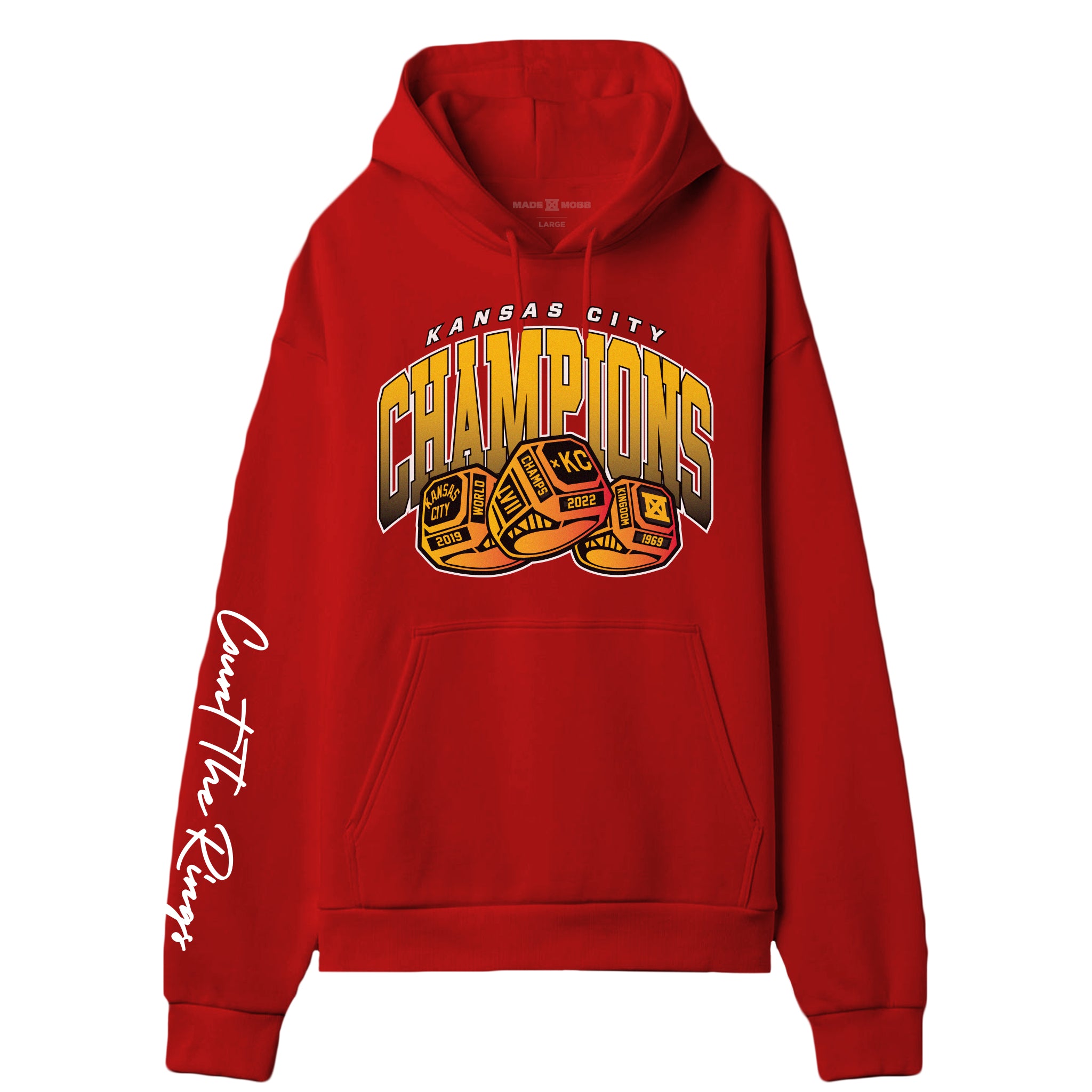 LVII Rings Hoodie - Red