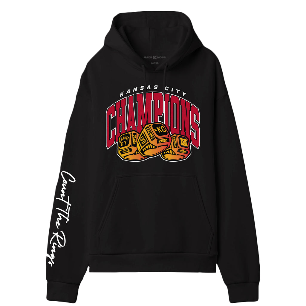 LVII Rings Hoodie - Black