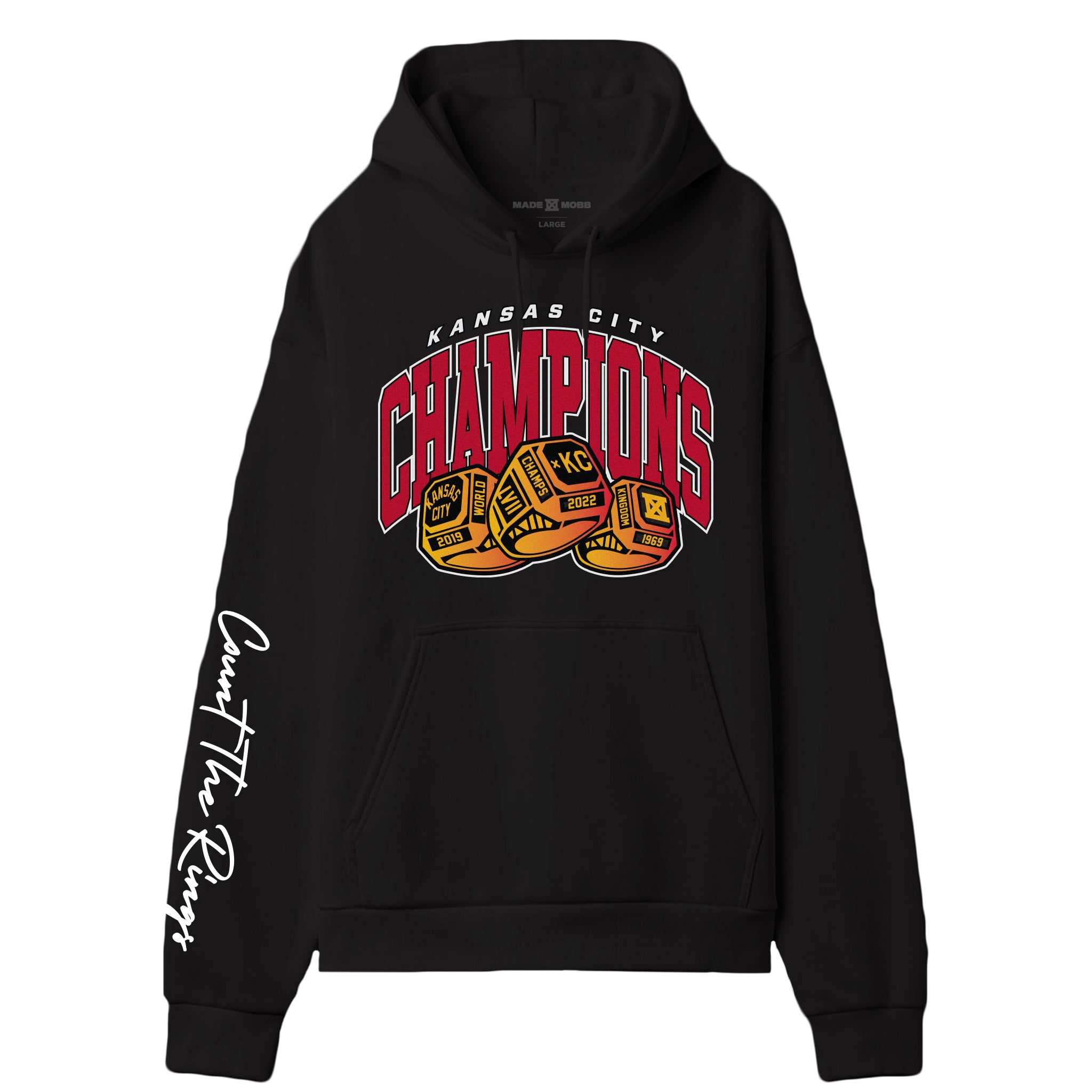 LVII Rings Hoodie - Black