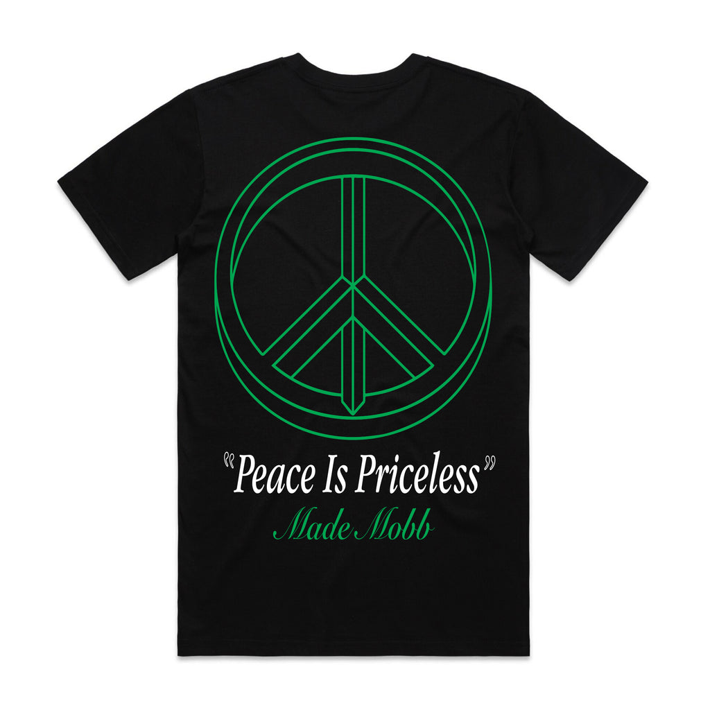 Peace is Priceless T-Shirt - Black