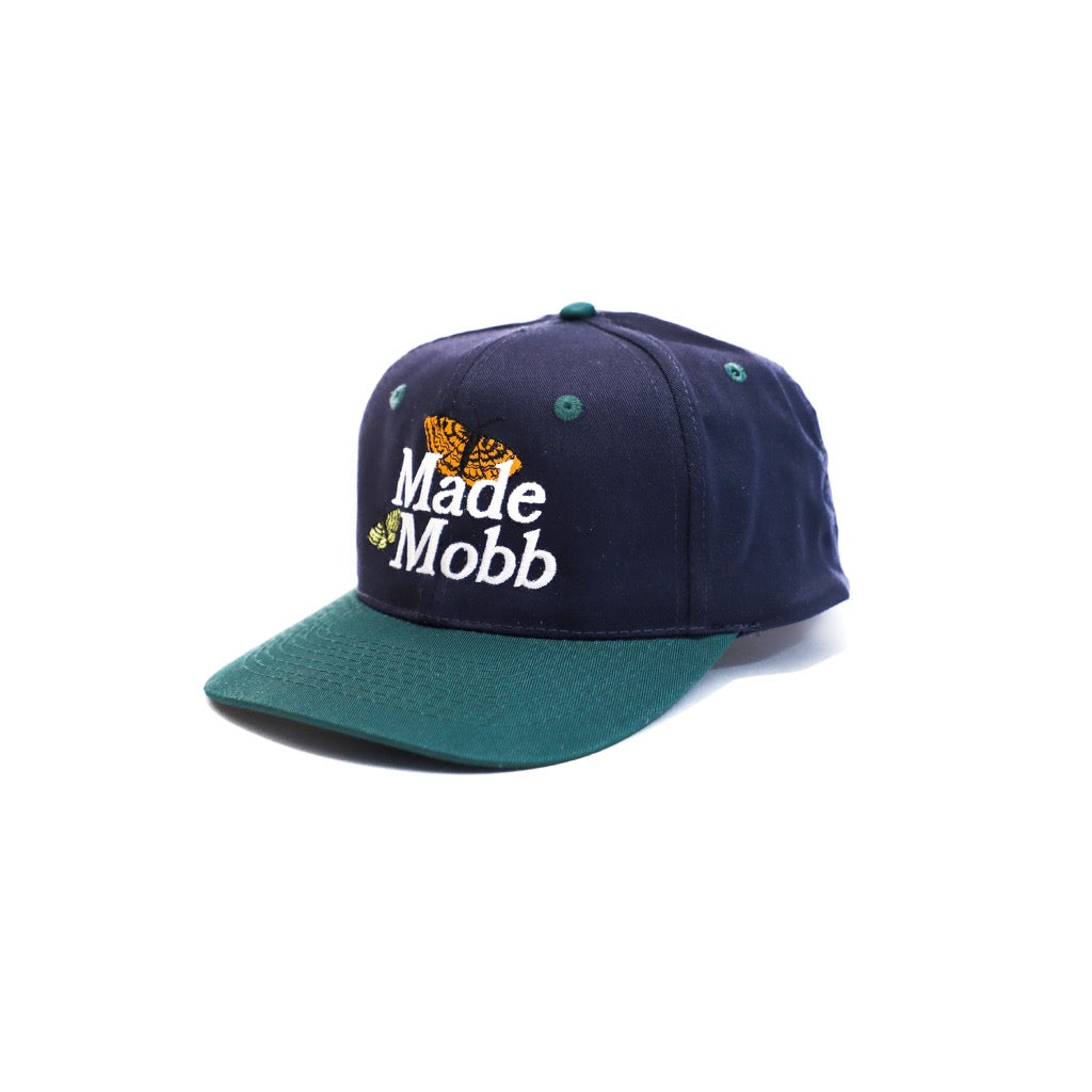 Butterfly Hat - Navy/Forest