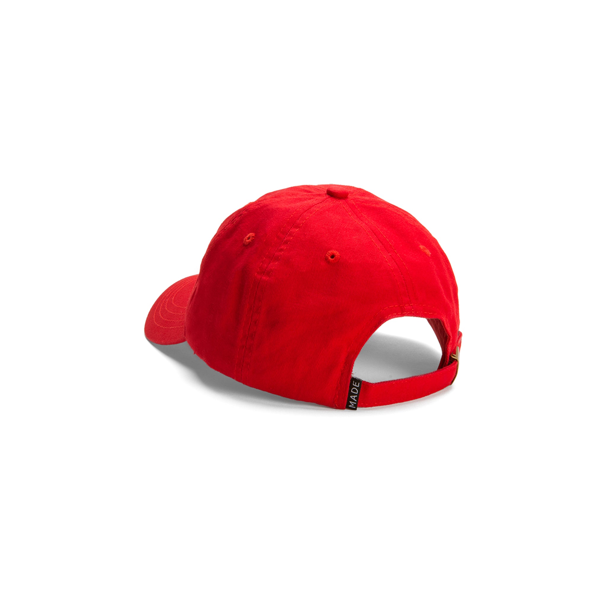 Red top dad hat