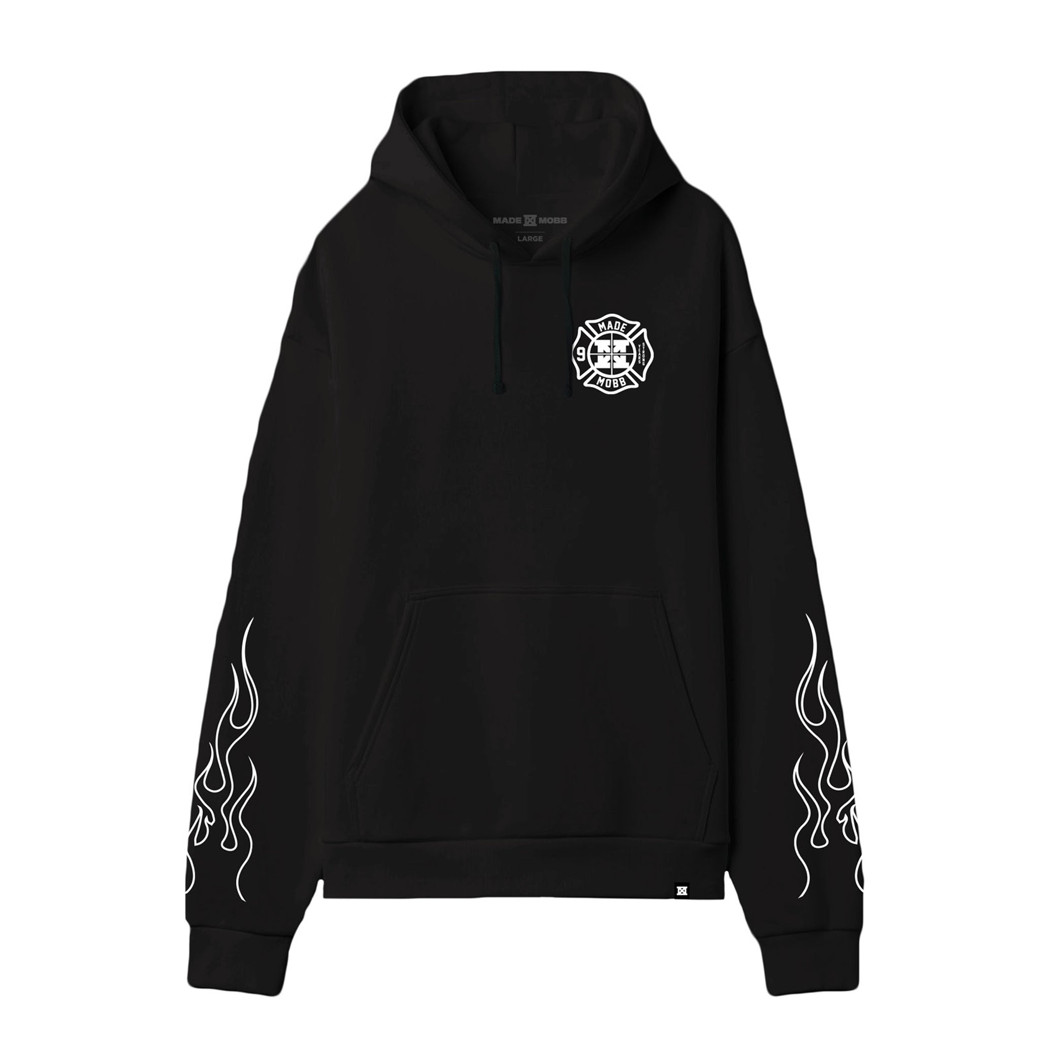 9 HOODIE - Black
