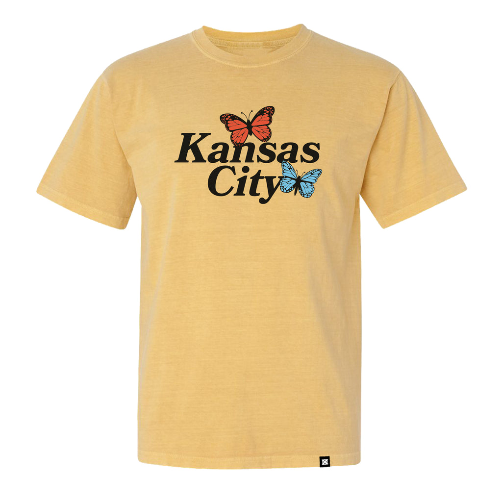 KC Butterfly Tee - Banana