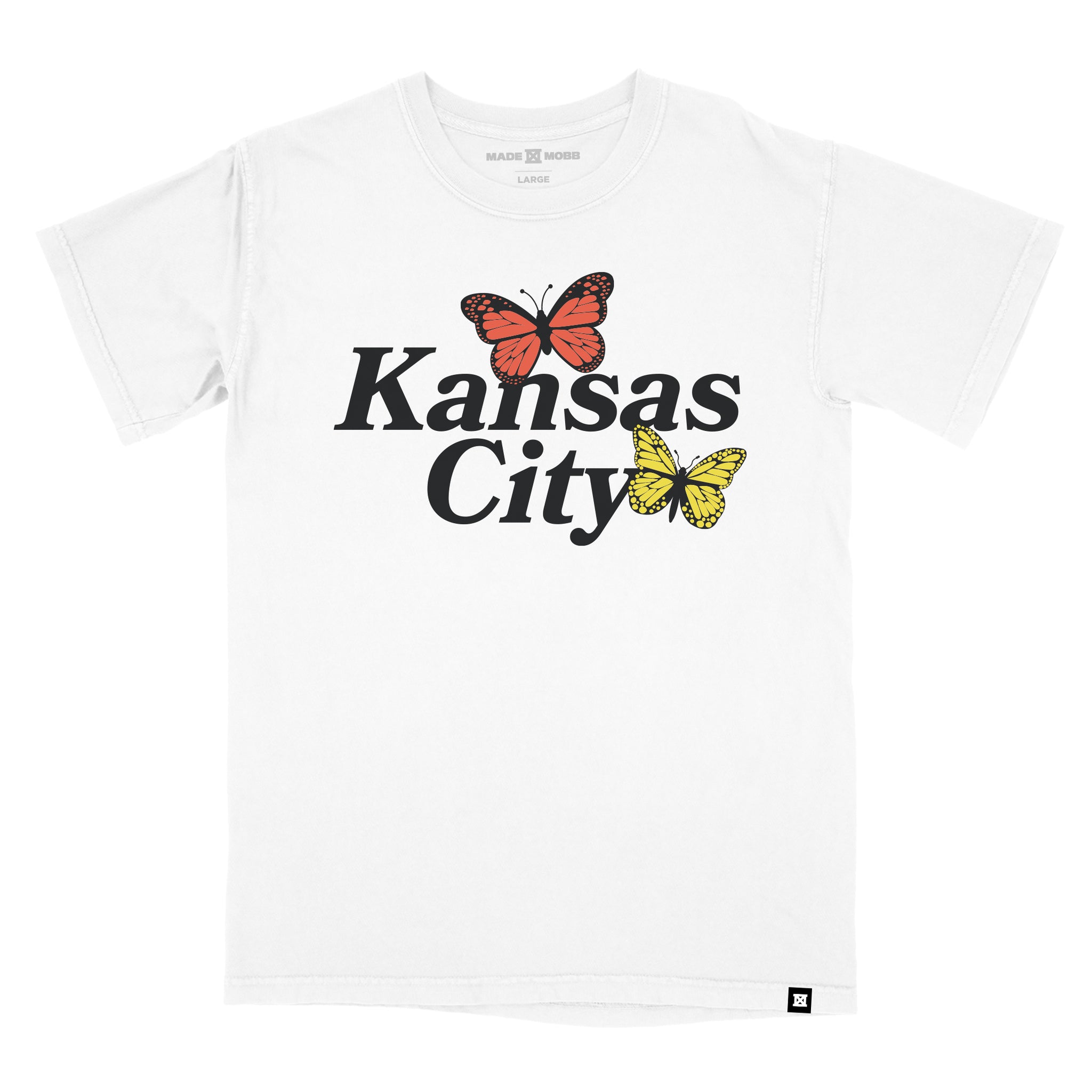 KC Butterfly Tee - White