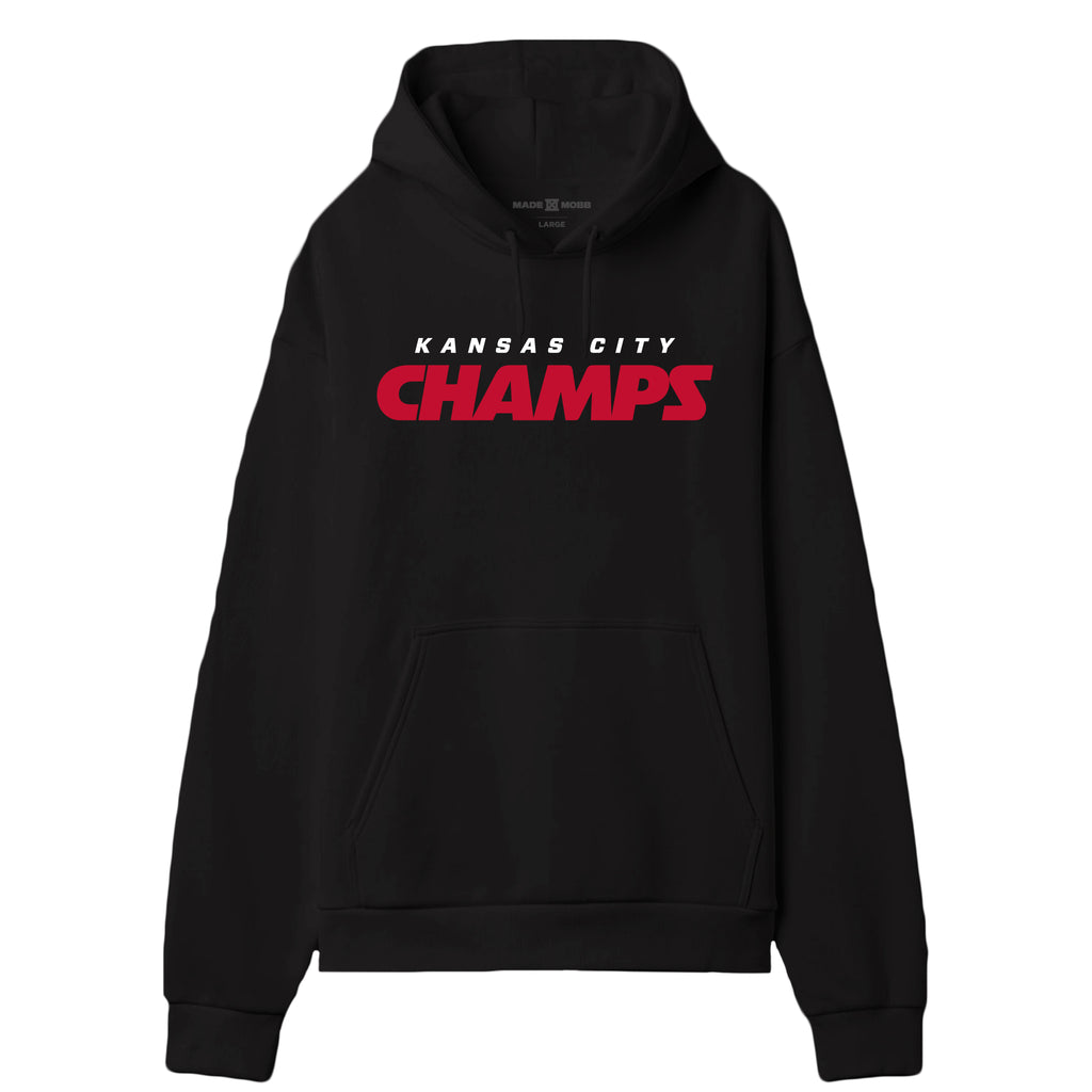 LVII KC CHAMPS Hoodie - Black