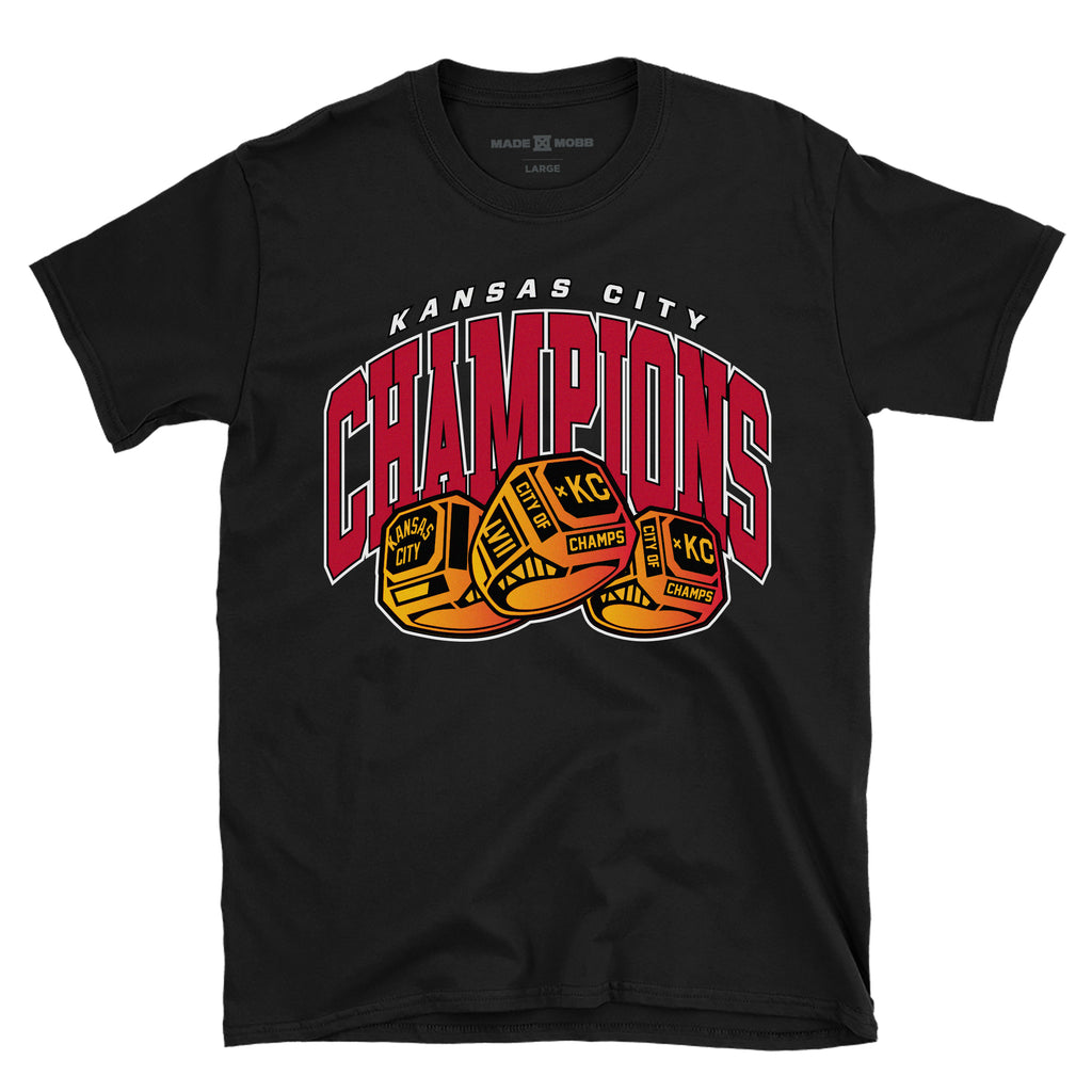 LVII Rings Tee - Black