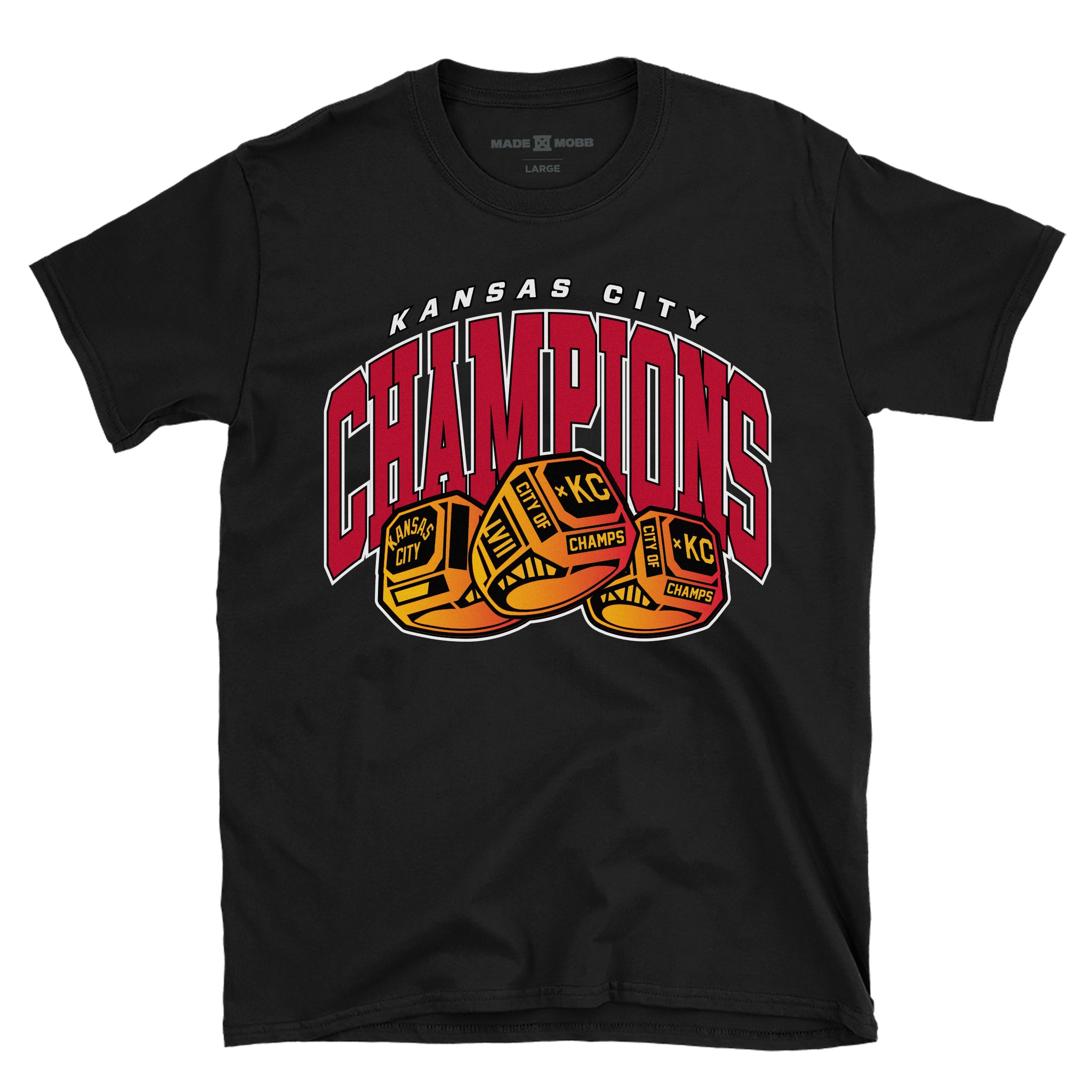 LVII Rings Tee - Black