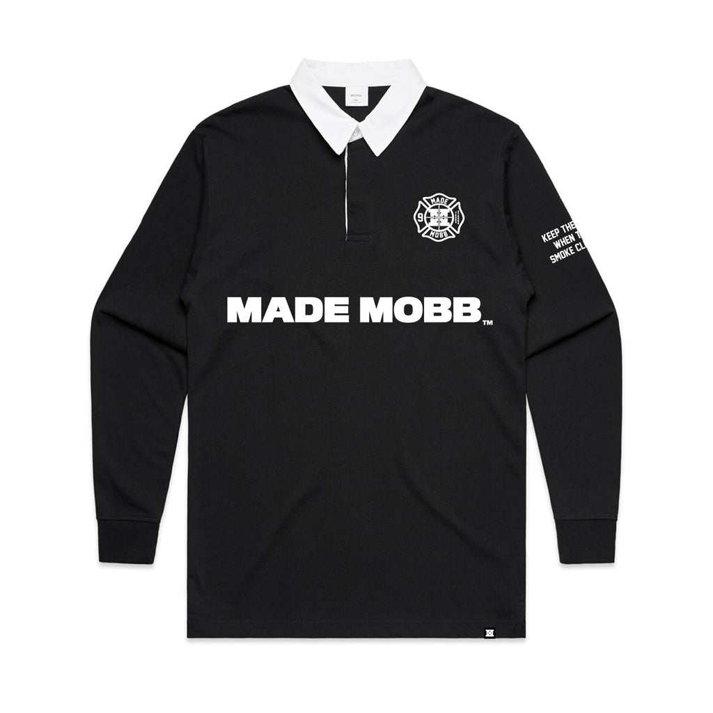 9 RUGBY JERSEY - Black