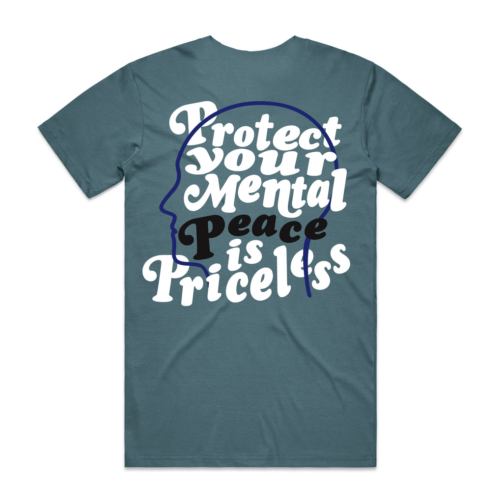Peace T-Shirt - Slate Blue