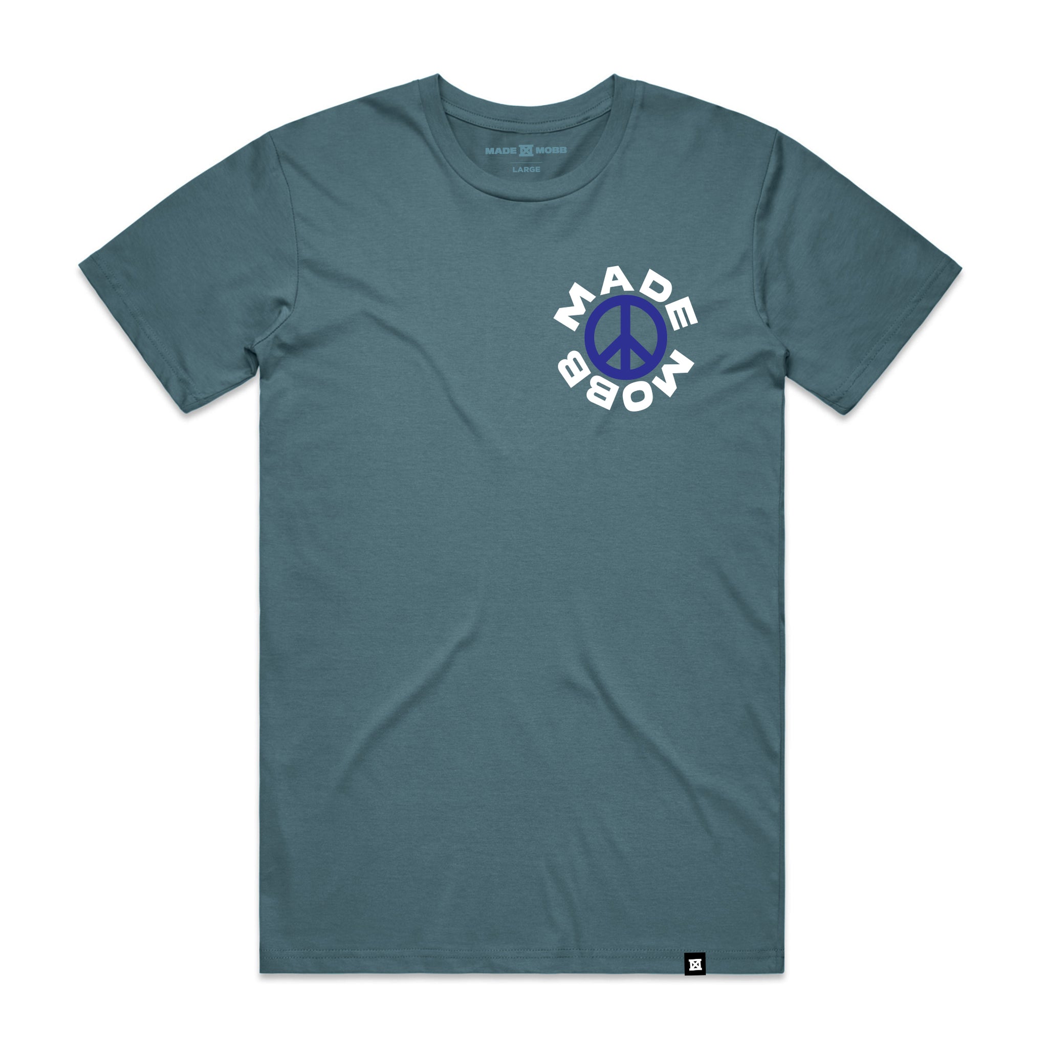 Peace T-Shirt - Slate Blue