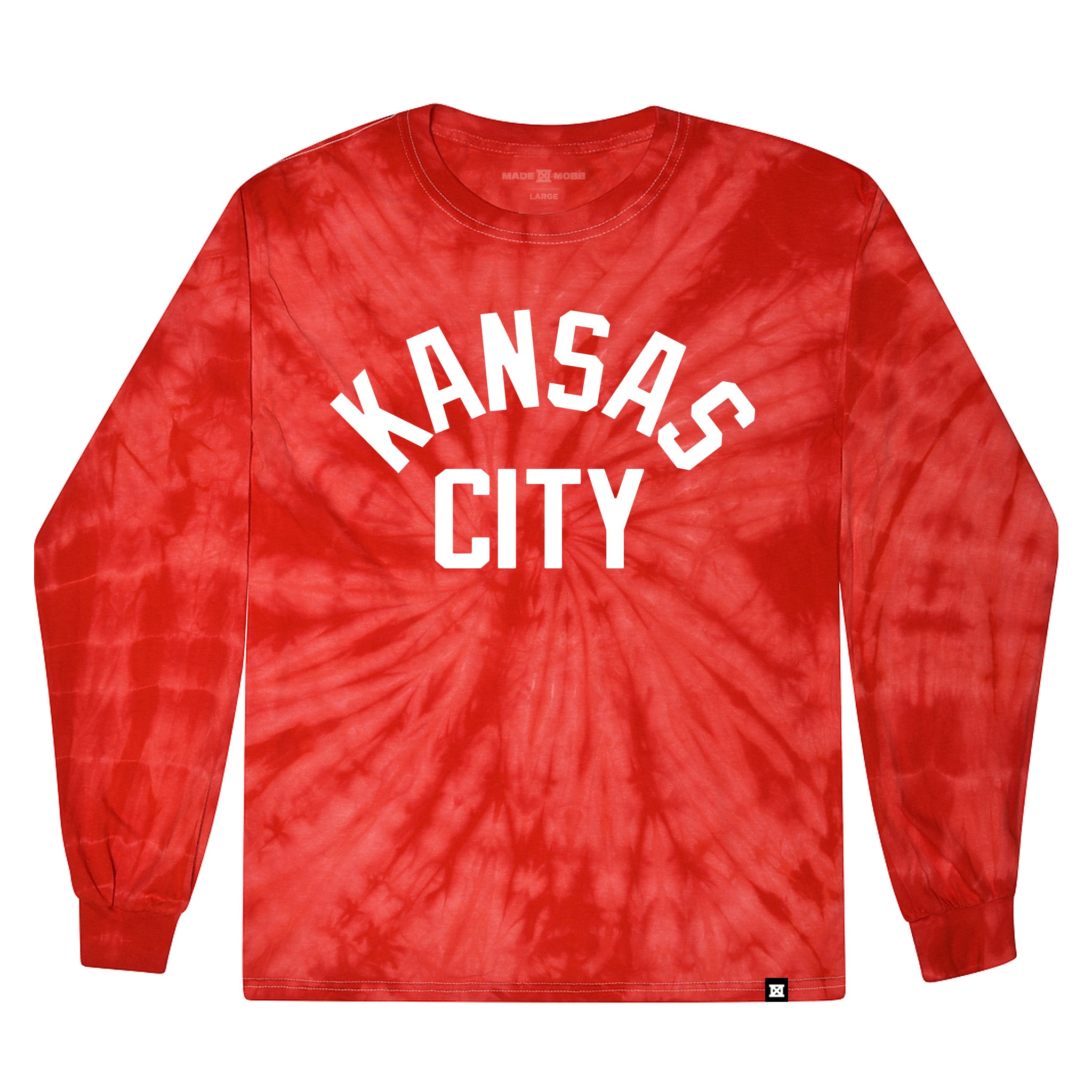 KC OG Long Sleeve - Red Tie Dye