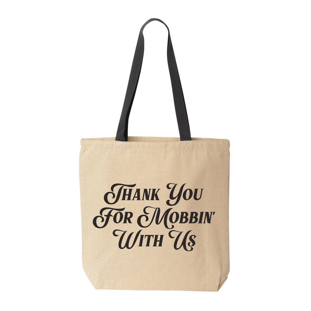 Thank You Bag - Natural/Black