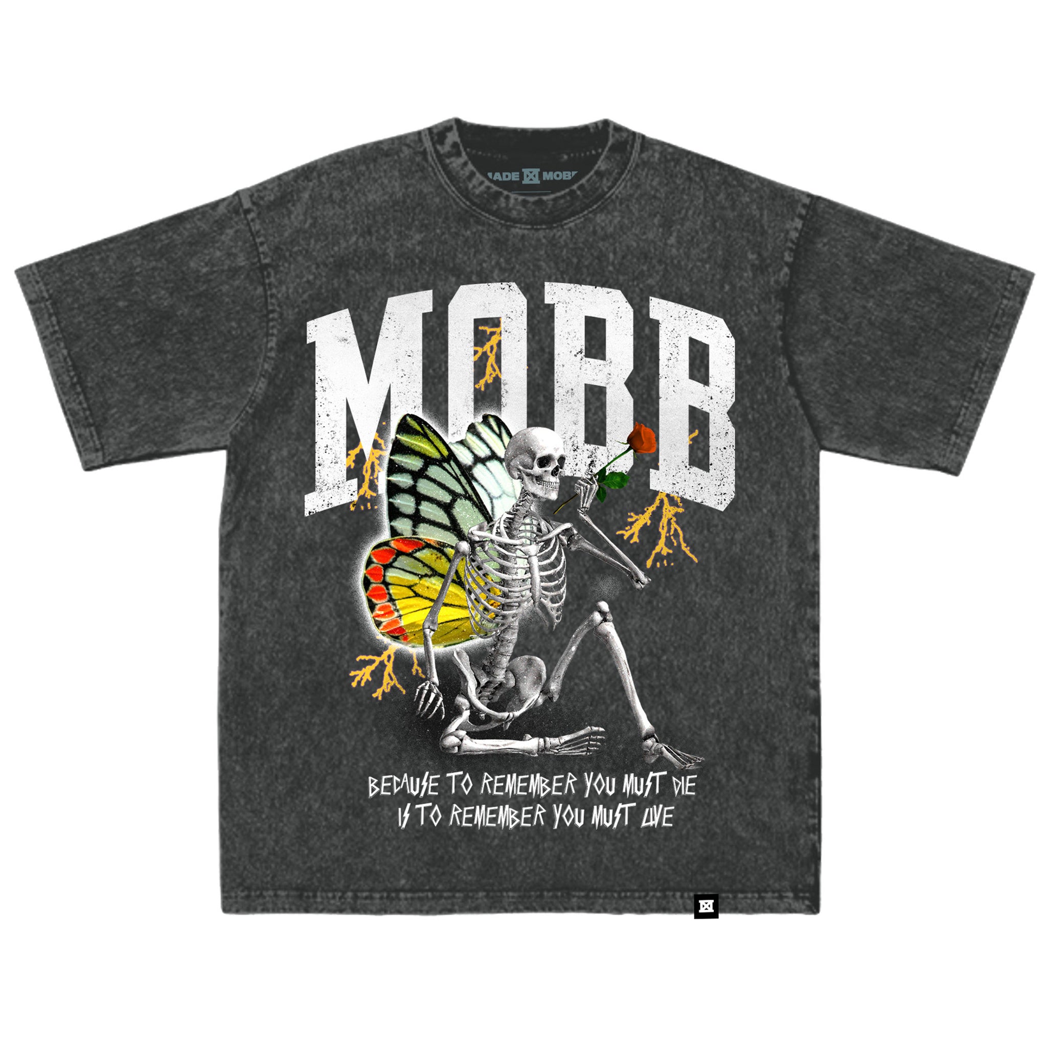 Memento Tee - Gunmetal
