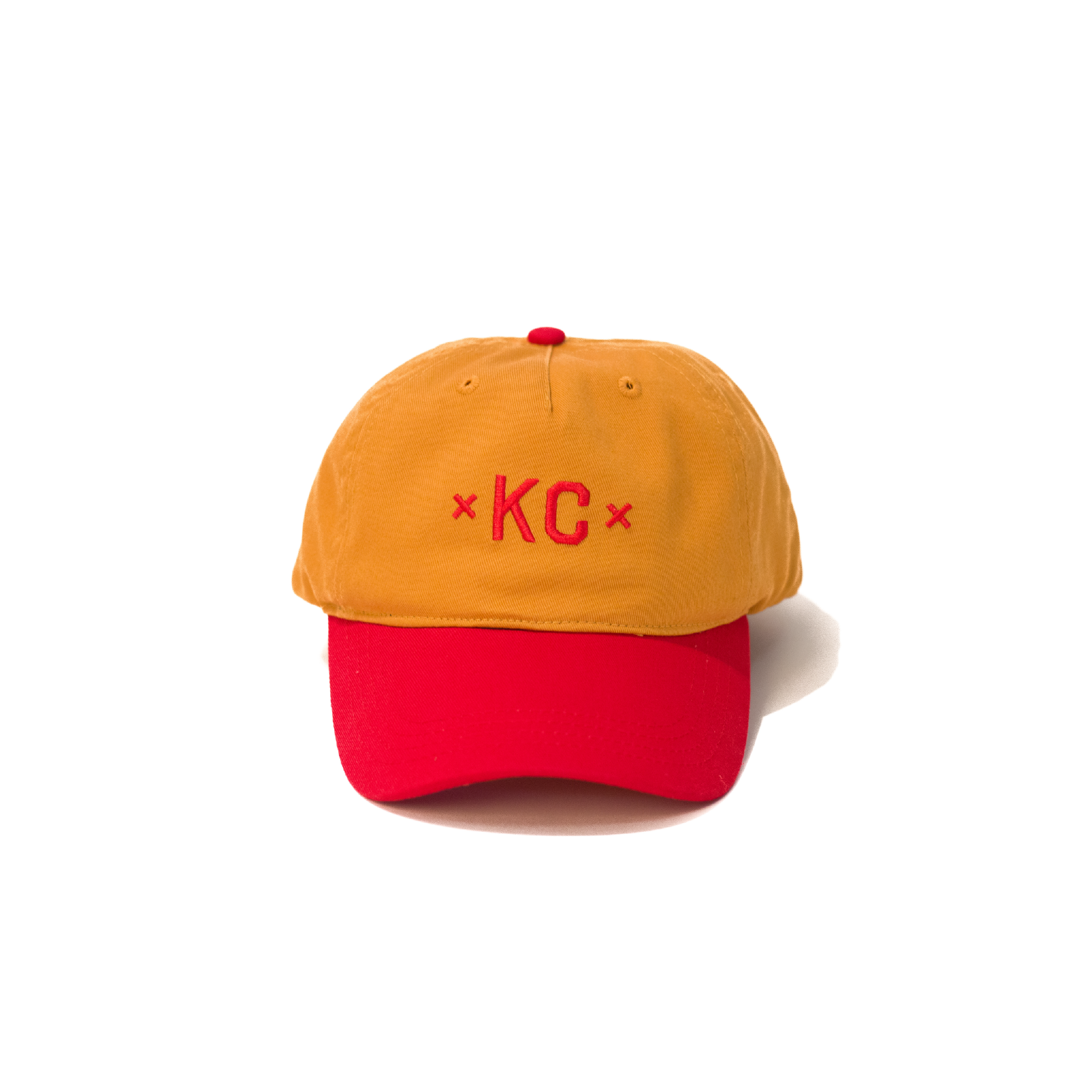 Signature KC Dad Hat - Red/Yellow