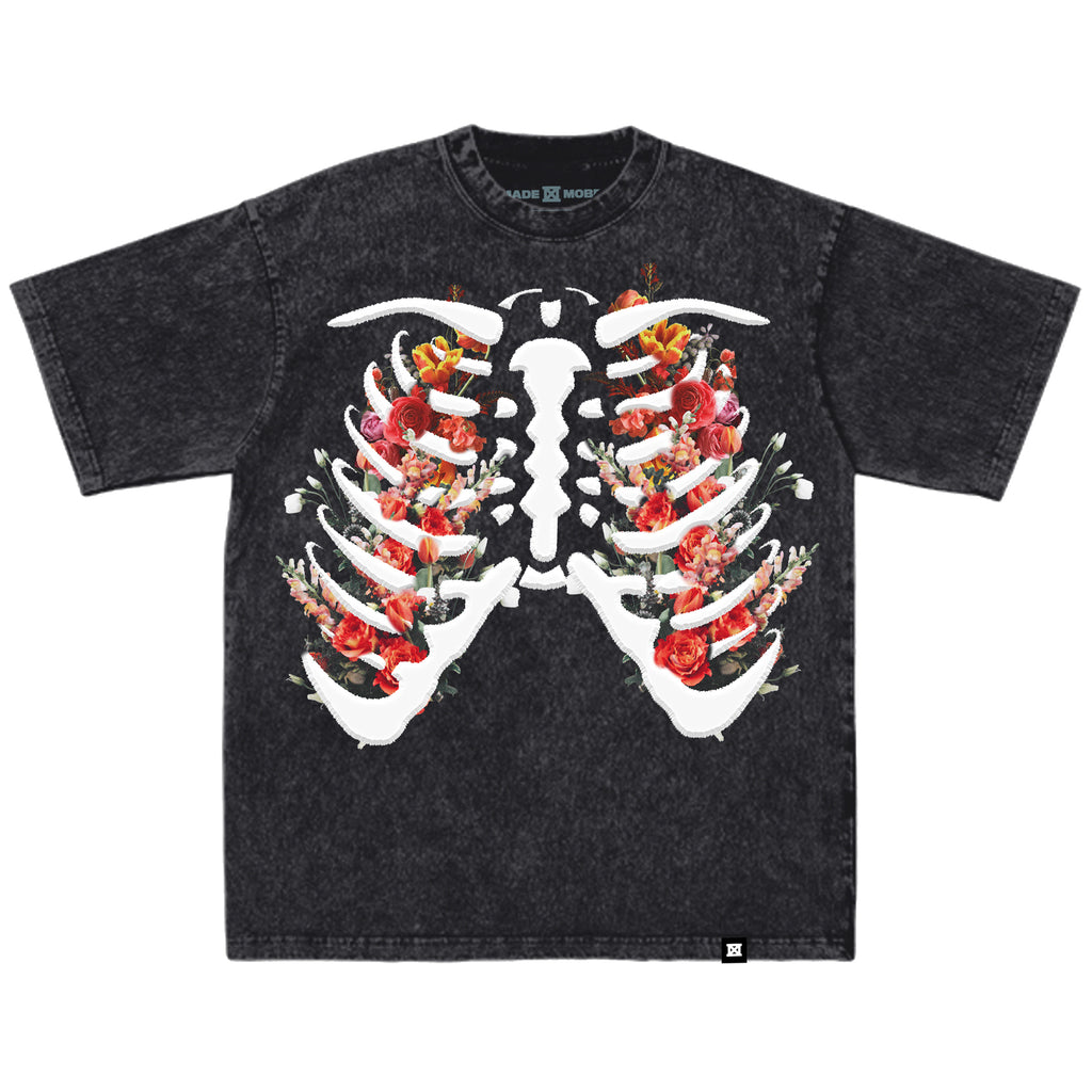 Rib Cage Tee - Black